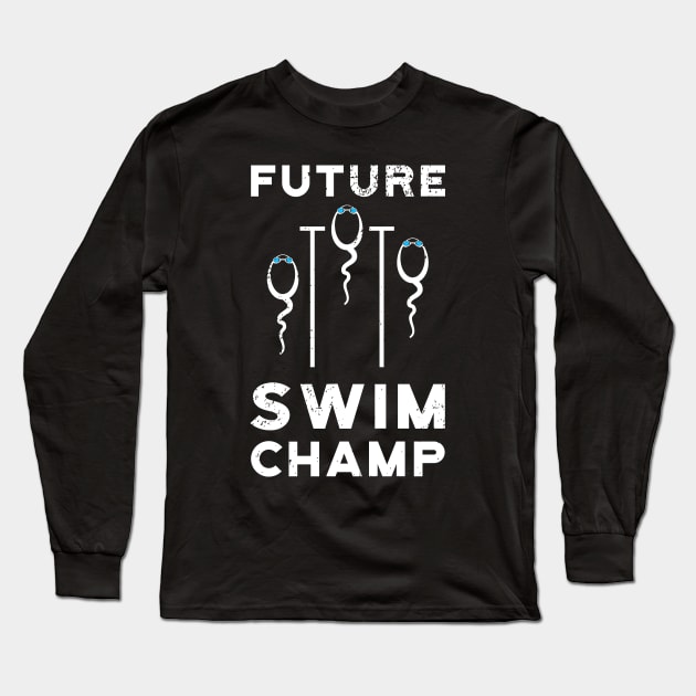 Future Swim Champ Long Sleeve T-Shirt by atomguy